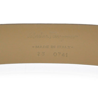FASHIONPHILE SALVATOREFERRAGAMOGanciniEmbossedBelt32Brown 4 of 5