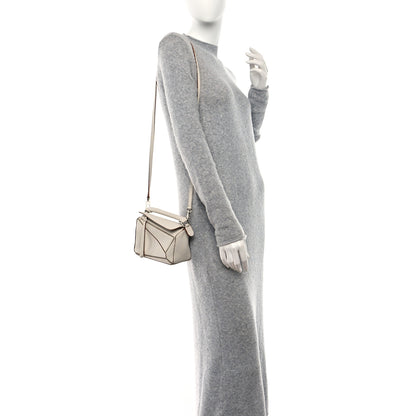 Loewe Calfskin Mini Puzzle Bag Soft White 2 of 8