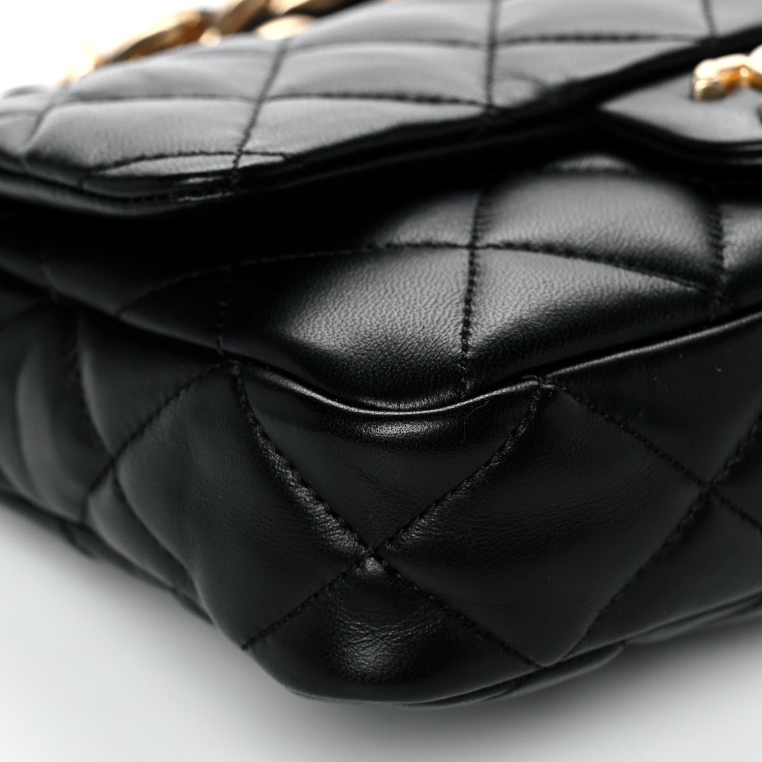 Chanel Lambskin Quilted Small Funky Town Flap Black 5 of 15