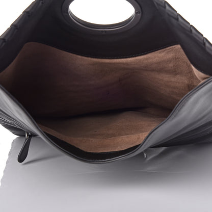 Bottega Veneta Nappa Intrecciato Turnlock Clutch Black 7 of 9