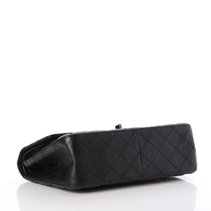 Chanel Crumpled Calfskin Quilted 2.55 Reissue 226 Flap So Black 4 of 8