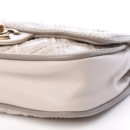 Chanel Calfskin Stitch Triptych Flap Beige 7 of 11