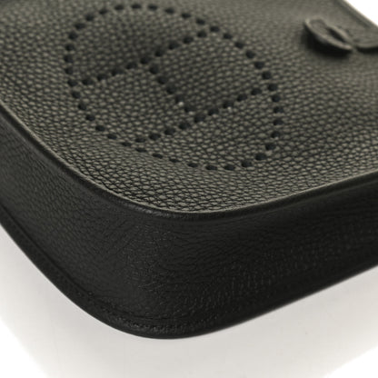 Hermes Taurillon Clemence Evelyne TPM Black 9 of 11