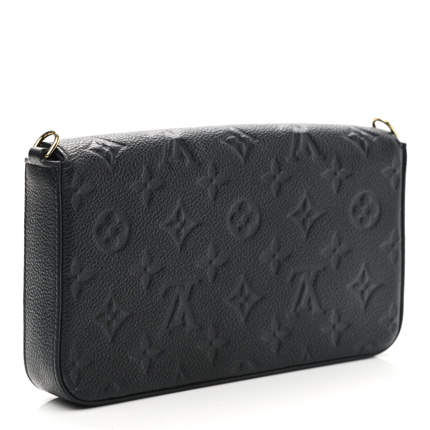 Empreinte Pochette Felicie Chain Wallet Black
