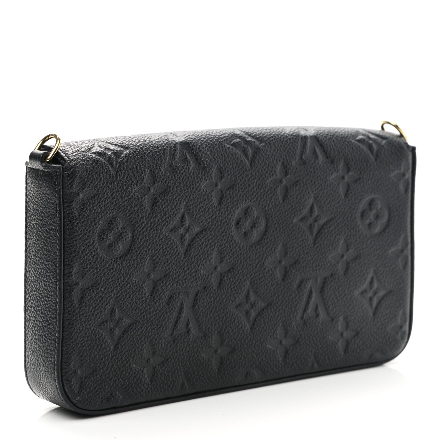 Louis Vuitton Empreinte Pochette Felicie Chain Wallet Black 3 of 7