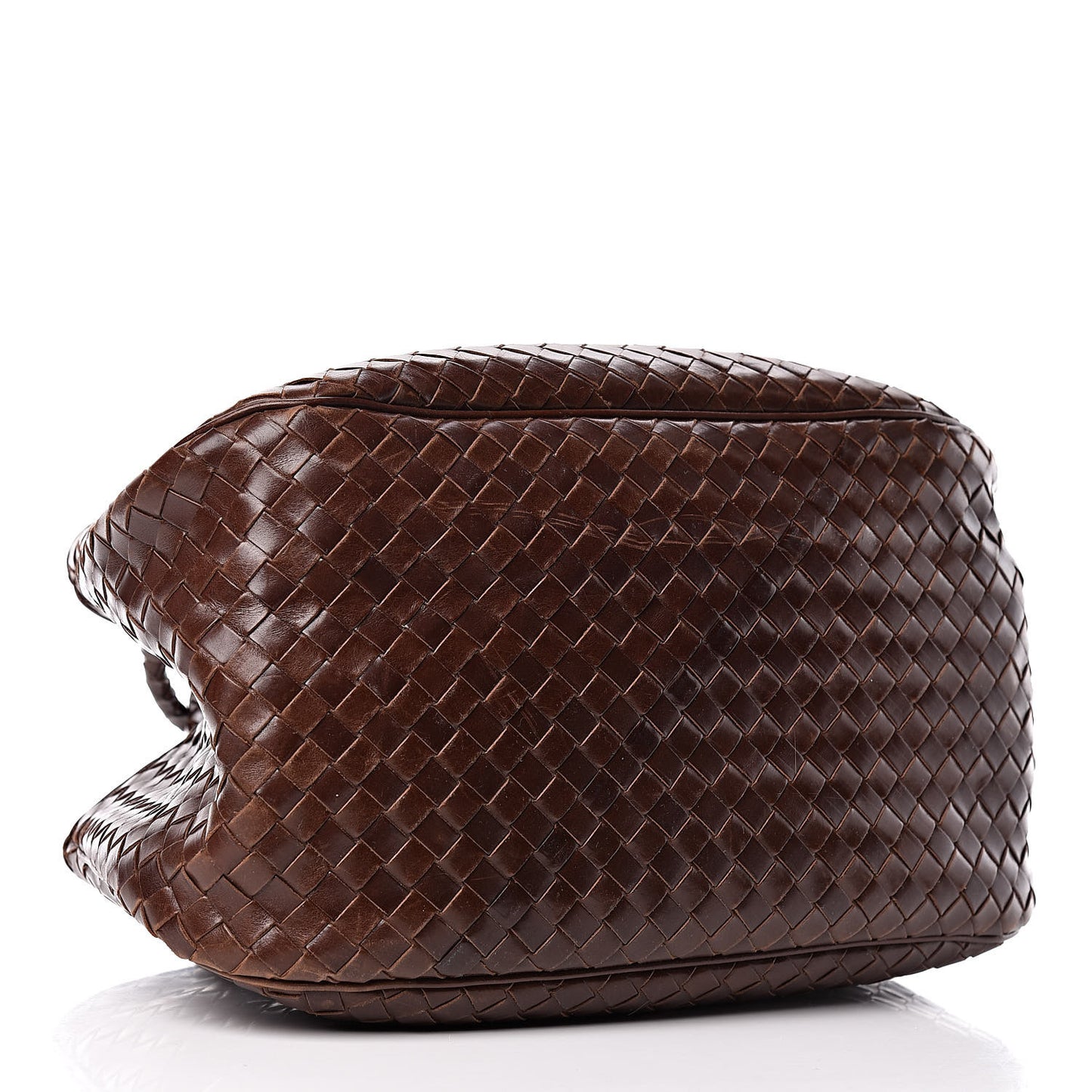 Nappa Intrecciato Woven Tote Ebano