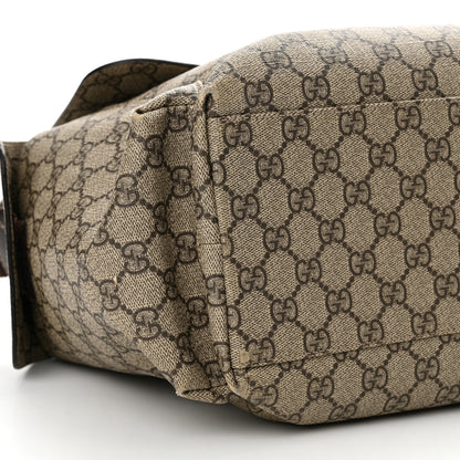 Gucci GG Plus Monogram Messenger Diaper Bag Dark Brown 10 of 16