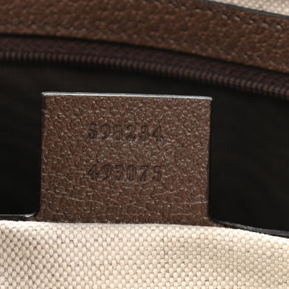 Gucci GG Supreme Monogram Web Ophidia GG Toiletry Case Beige New Acero 7 of 7