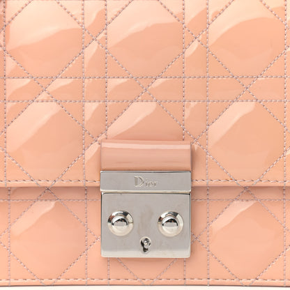 Christian Dior Patent Cannage Miss Dior Promenade Pouch Pink 7 of 10