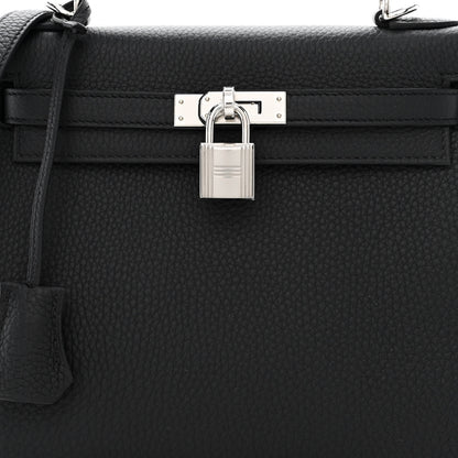 Hermes Togo Kelly Retourne 25 Black 9 of 12