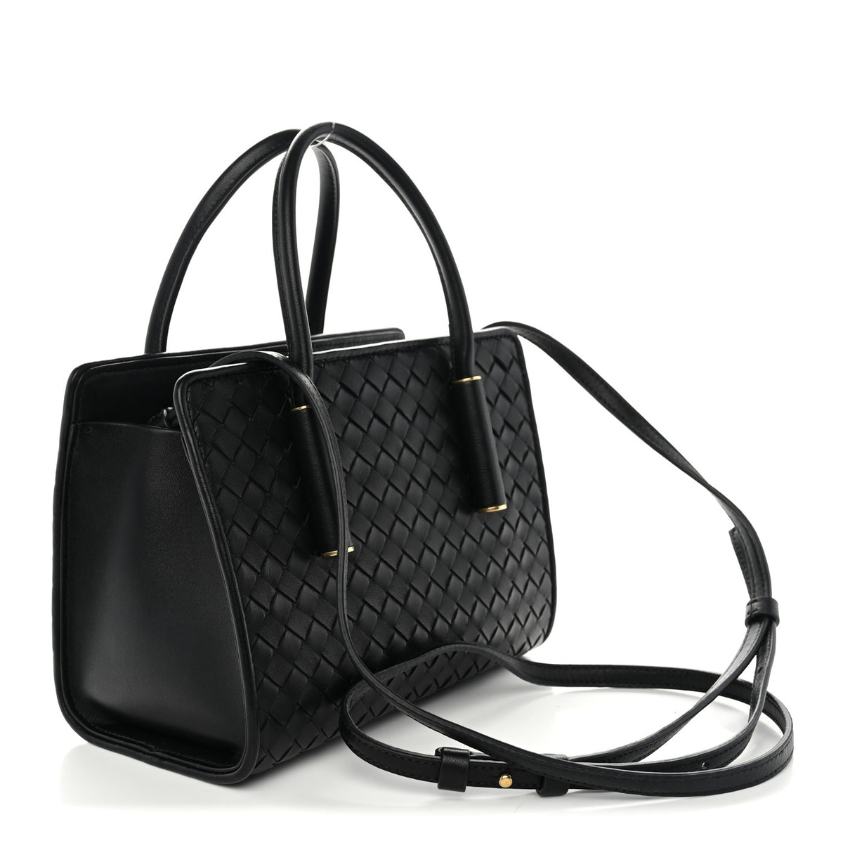 Bottega Veneta Nappa Intrecciato Baby Barbara Tote Black 4 of 11
