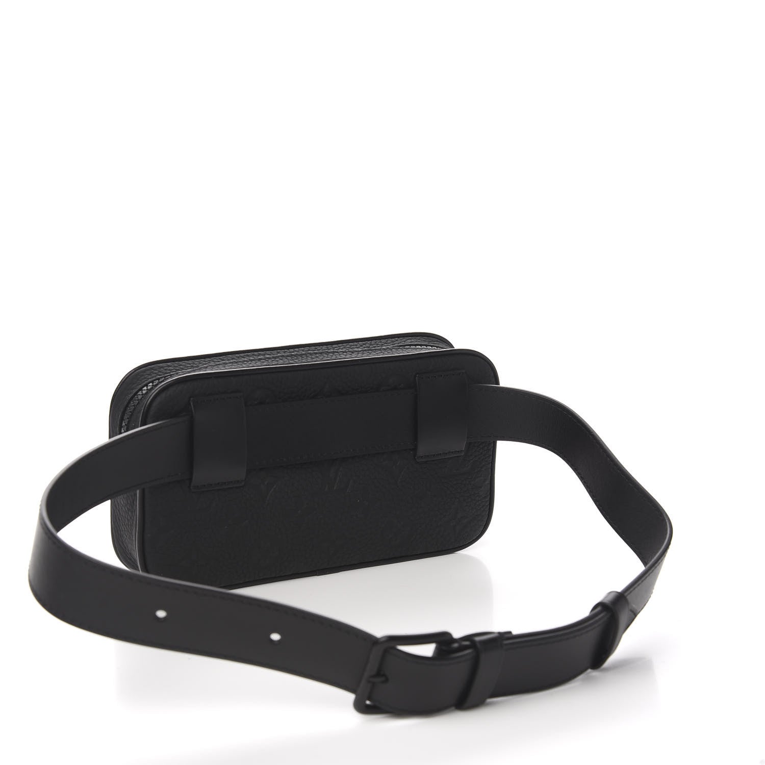 Louis Vuitton Taurillon Monogram Uniformes Solar Ray Soft Pochette Volga Belt Bag Black 2 of 8