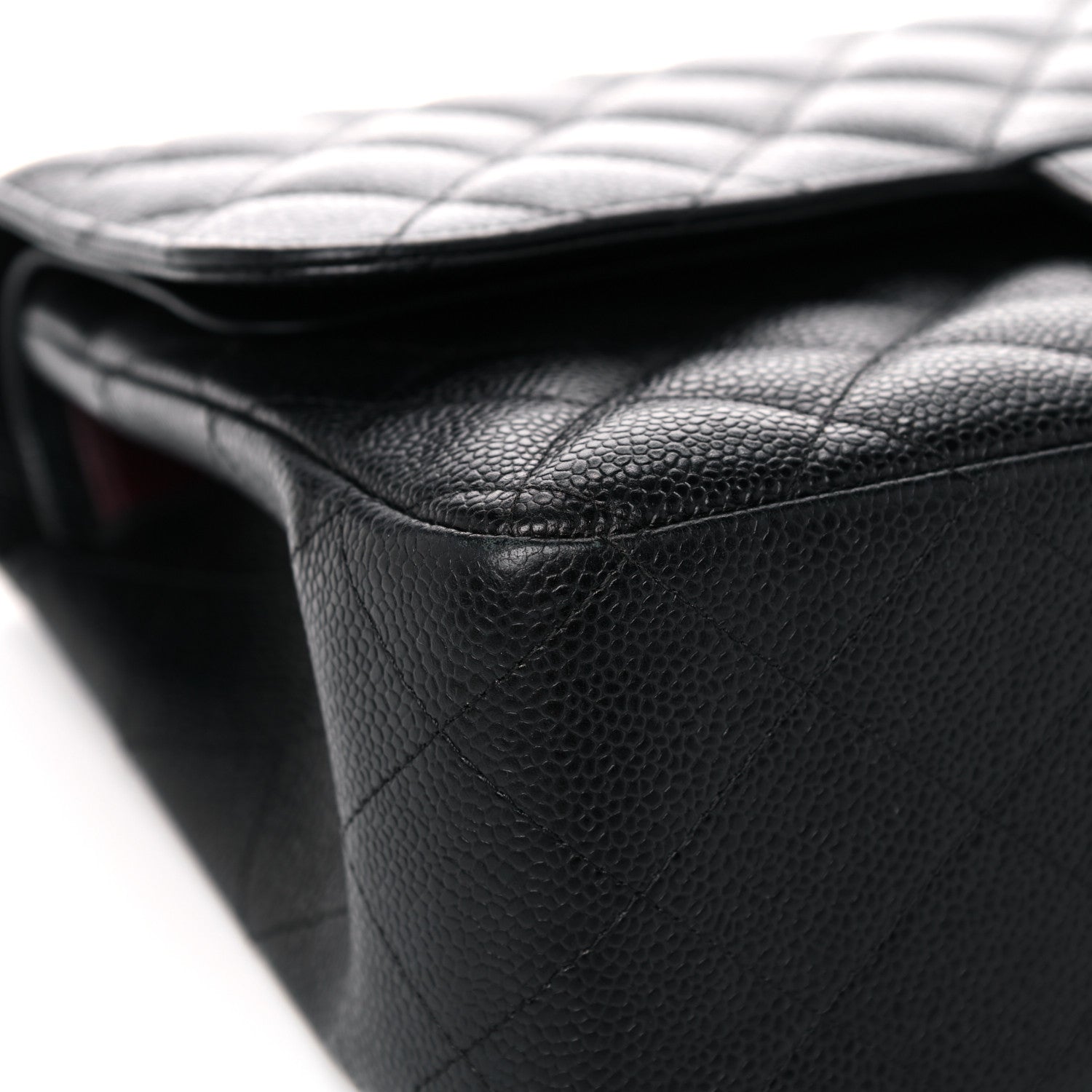 Chanel Caviar Quilted Jumbo Double Flap Black 8 of 16