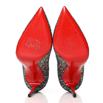 Christian Louboutin Glitter So Kate 120 Pumps 37 Rosette Gold 5 of 7