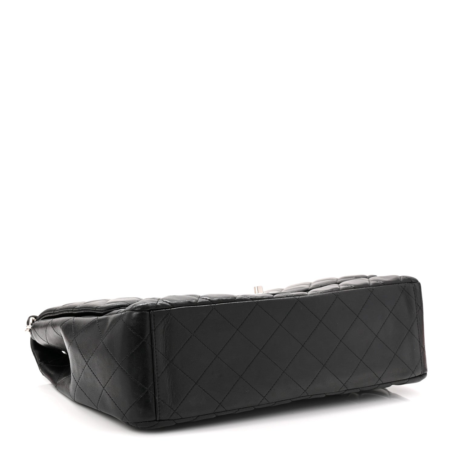 Chanel Lambskin Quilted Maxi Single Flap Black 4 of 10