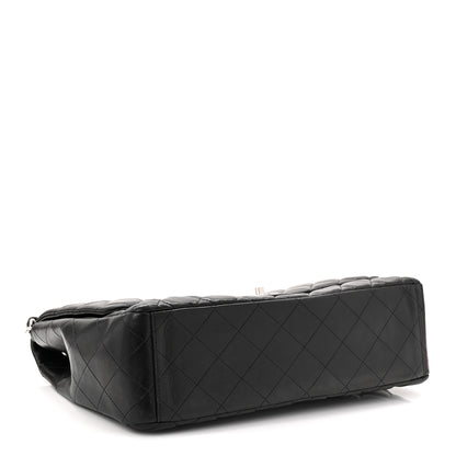 Chanel Lambskin Quilted Maxi Single Flap Black 4 of 10