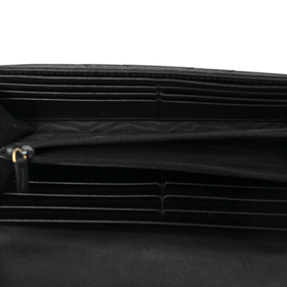 Gucci Calfskin Matelasse GG Marmont Continental Wallet Black 5 of 7