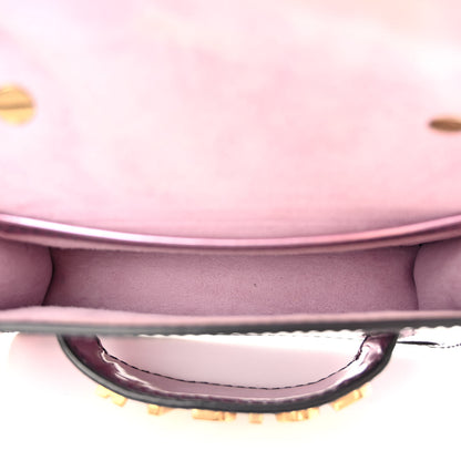 Christian Dior Metallic Calfskin J'Adior Mini Chain Flap Bag Pink 5 of 10