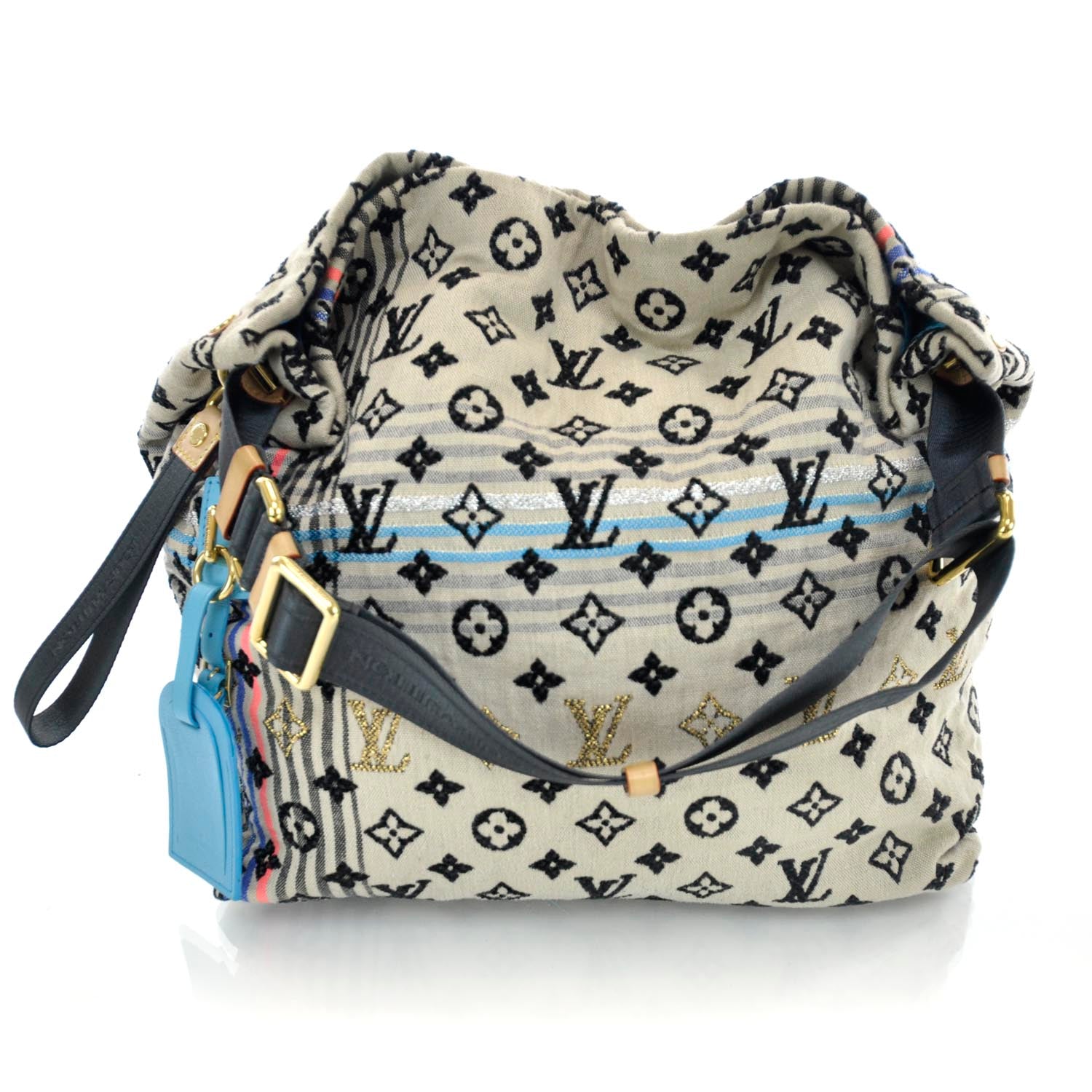 Louis Vuitton Monogram Cheche Bohemian Blue 3 of 11