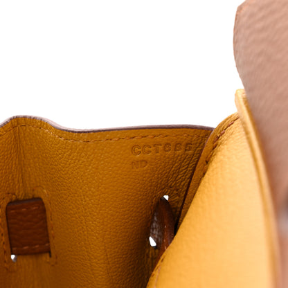 Hermes Togo Swift Officier Birkin 30 Gold Ambre 7 of 11