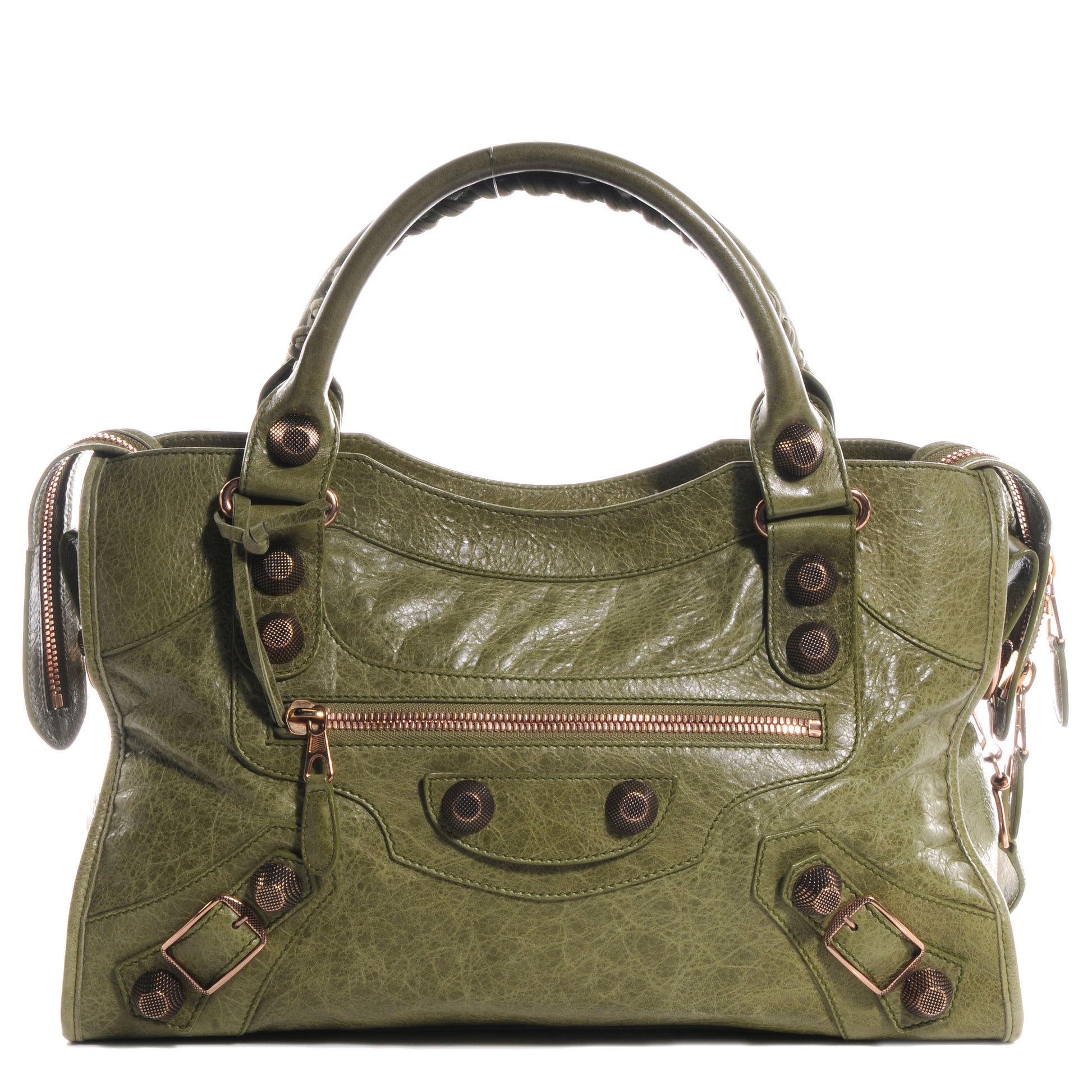 Balenciaga Agneau Giant 21 Rose Gold Hardware City Light Olive 1 of 10