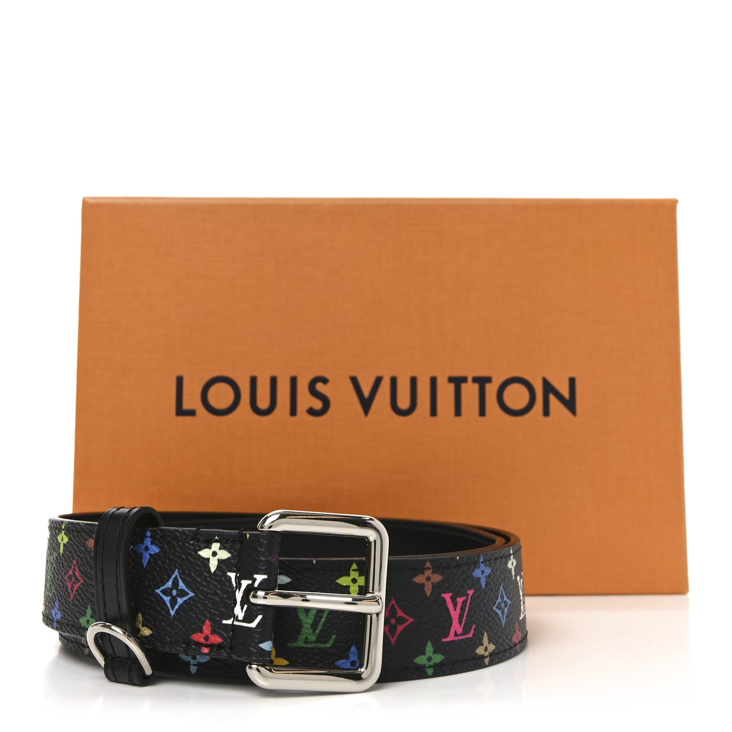 LV X TM Monogram Multicolor 30mm Belt 85 34 Black
