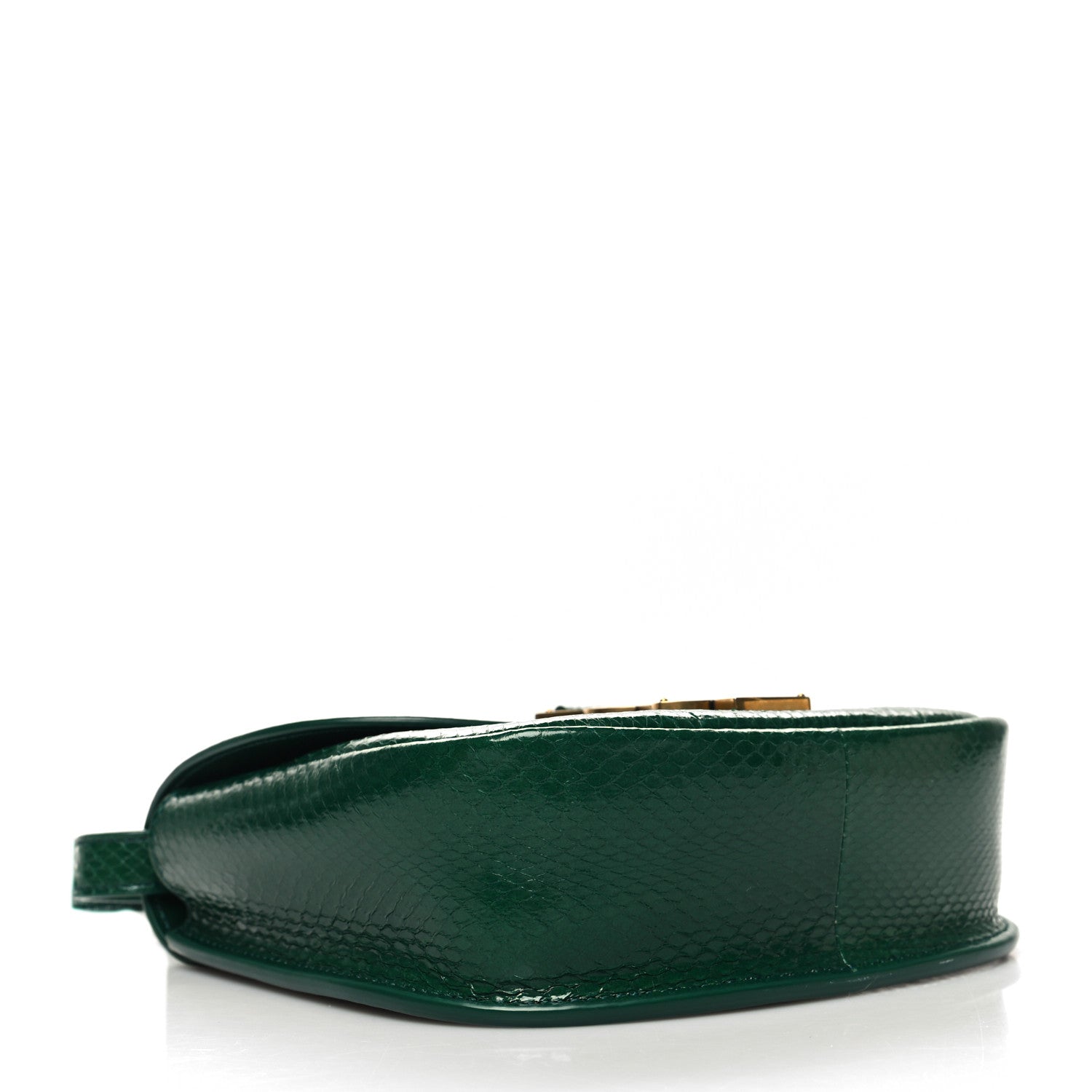 Saint Laurent Watersnake Small Kaia Satchel Green 4 of 11