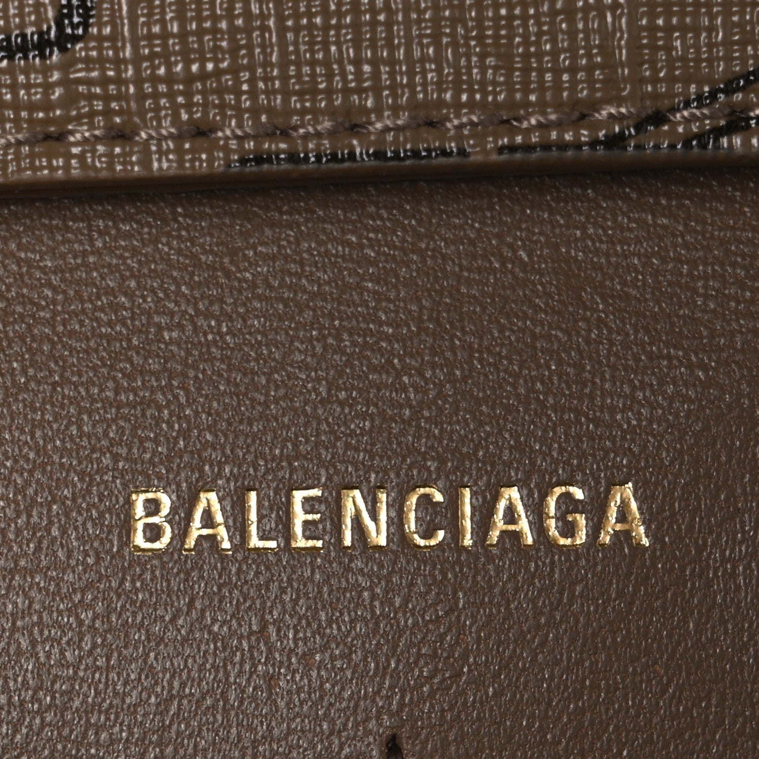 Balenciaga Coated Canvas BB Monogram Hourglass Chain Bag Beige Brown 6 of 10