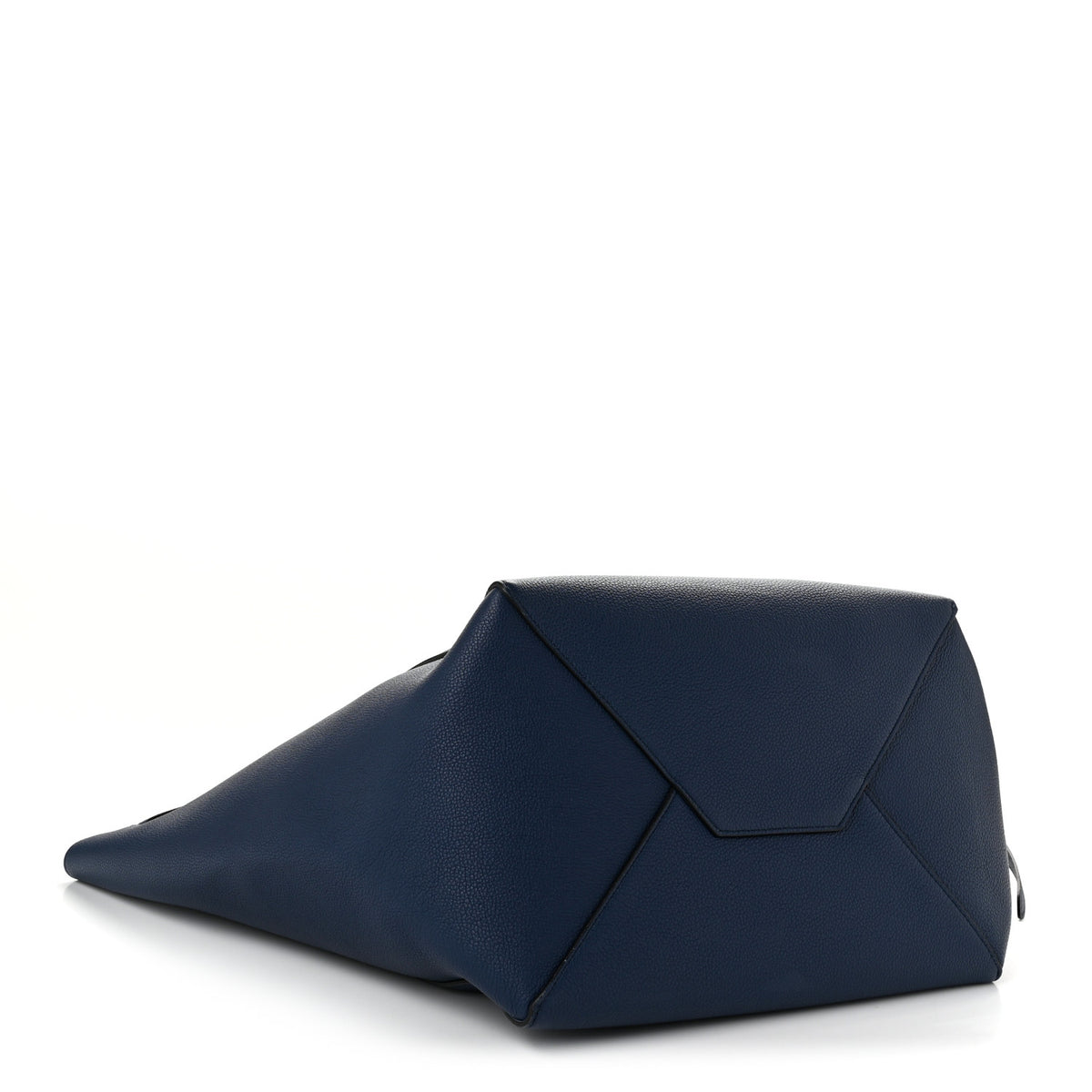 Celine Soft Grained Calfskin Small Belt Cabas Phantom Dark Blue 4 of 11