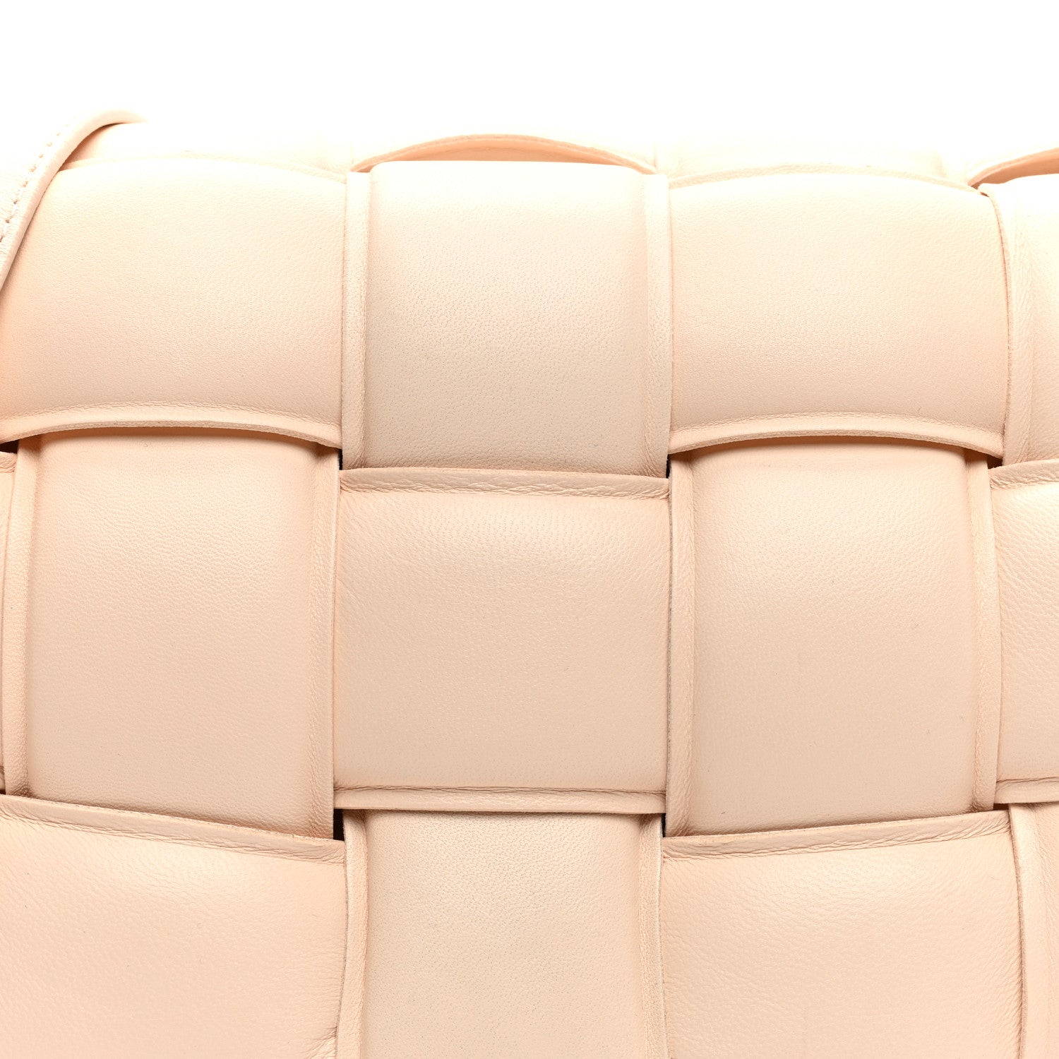 Bottega Veneta Nappa Maxi Intrecciato Padded Cassette Crossbody Bag Melon Washed 7 of 9