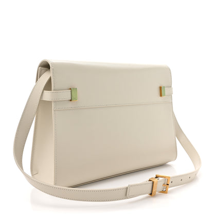 Saint Laurent Smooth Calfskin Manhattan Shoulder Bag Crema Soft 3 of 11