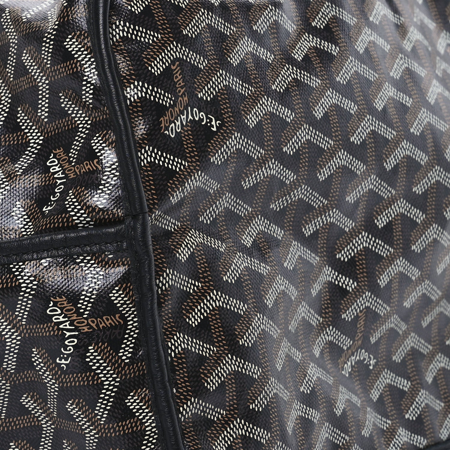 Goyard Goyardine Reversible Anjou GM Black 14 of 18