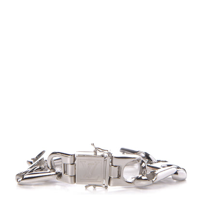 Louis Vuitton Metal Chain Bracelet Silver 1 of 7