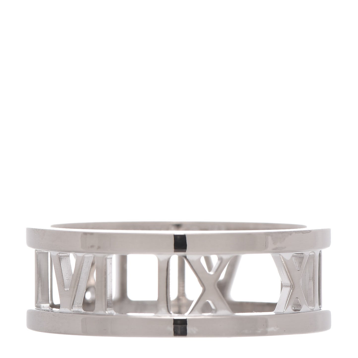 18K White Gold Atlas Open Ring 54 7