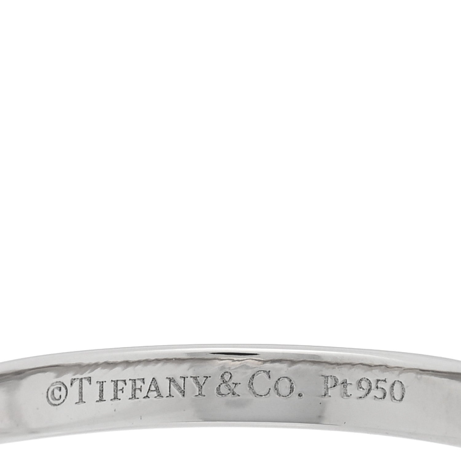 Tiffany Platinum Diamond 1.48ct Princess Cut Solitaire Engagement Ring 51 5.75 4 of 5