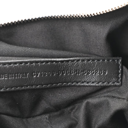 Balenciaga Agneau Arena Lunar New Year Graffiti Logo Le Cagole Shoulder Bag XS Optic White 9 of 12