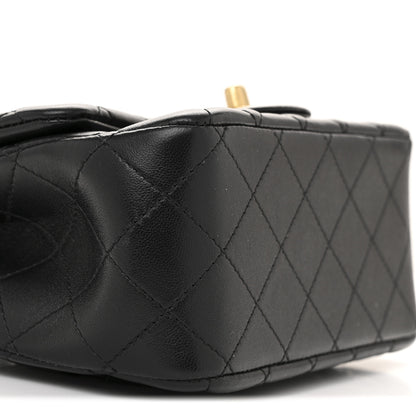 Chanel Lambskin Quilted Mini Pearl Crush Flap Black 17 of 25