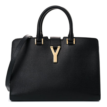 Saint Laurent Textured Calfskin Small Classic Y Cabas Black 1 of 12