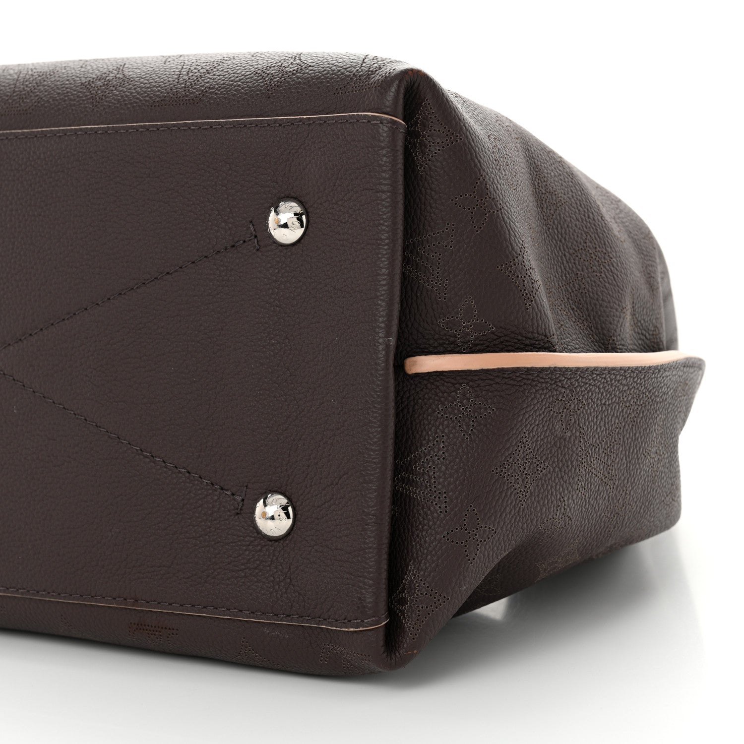 Louis Vuitton Mahina Carmel Hobo Chocolate 9 of 11