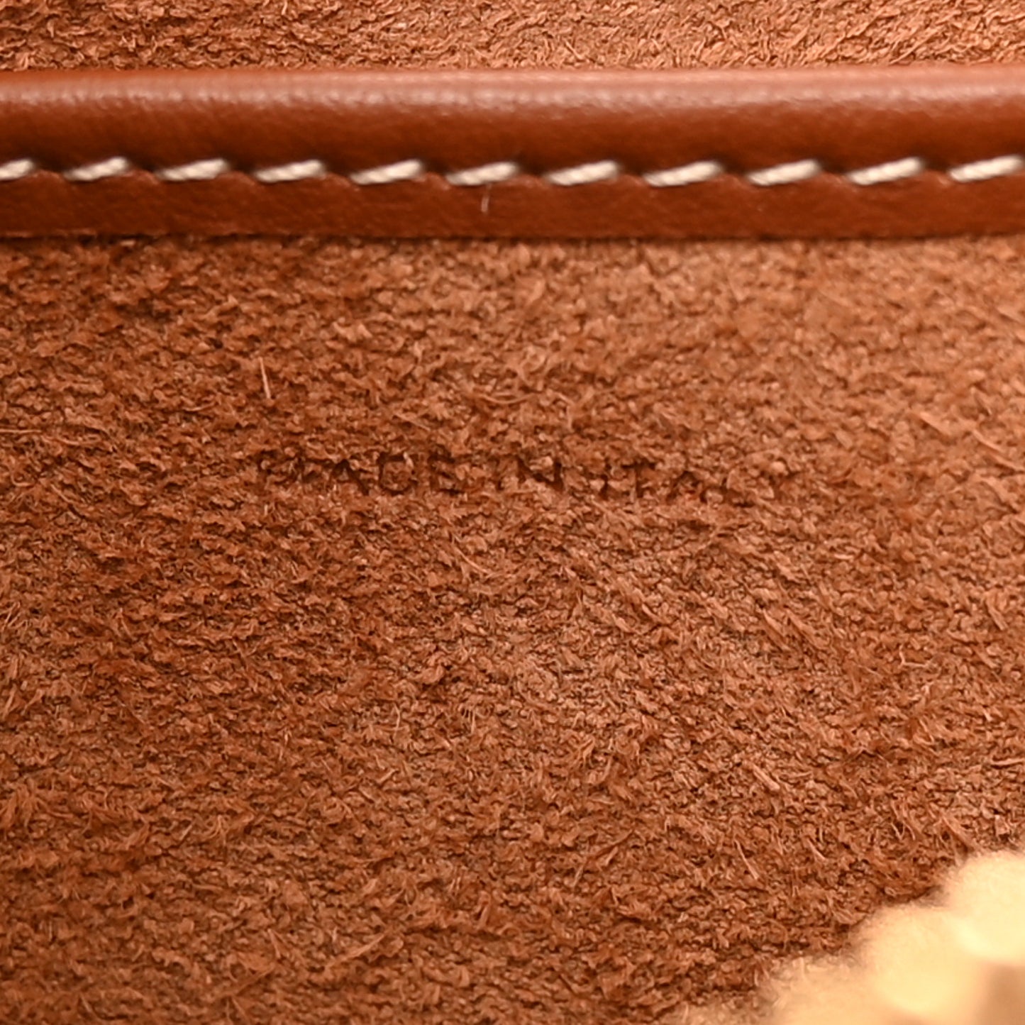 Smooth Calfskin Medium Strap Ava Triomphe Shoulder Bag Tan