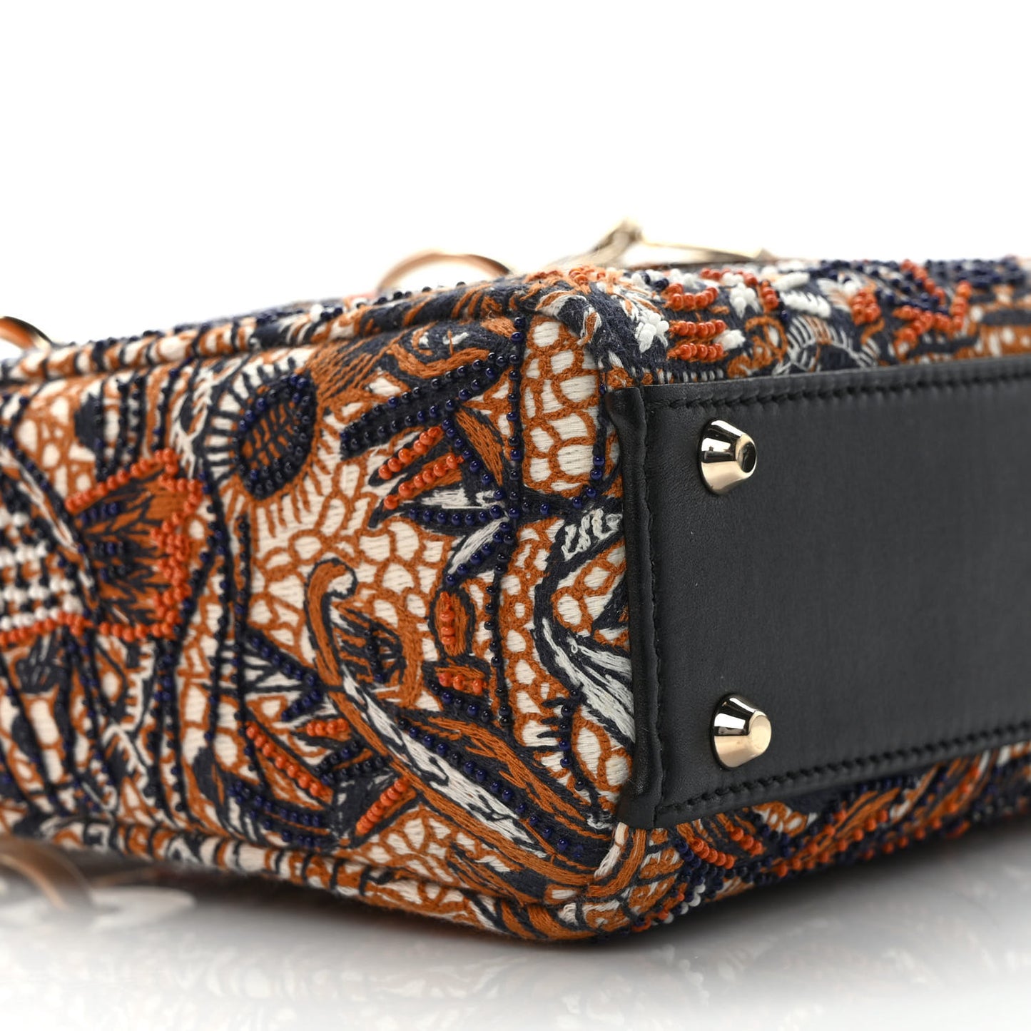 Beaded Embroidered Mini Lady Dior Multicolor