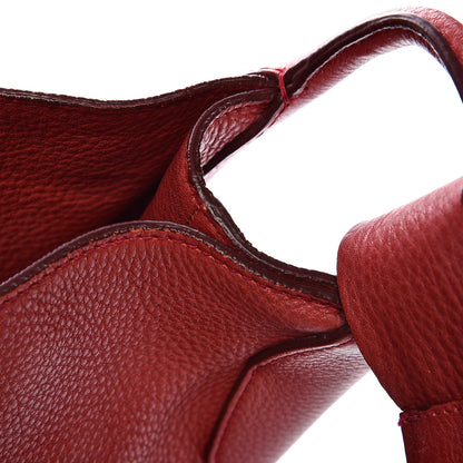 Prada Vitello Daino Hobo Rosso 11 of 19