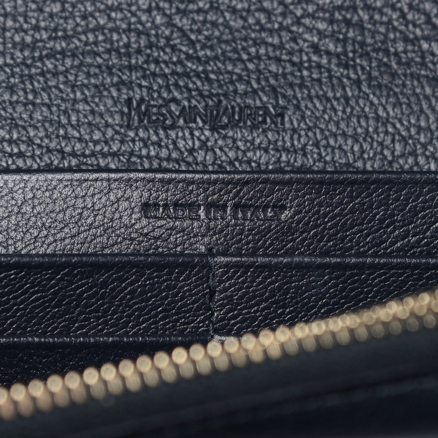Calfskin Monogram Belle de Jour Chain Clutch Navy