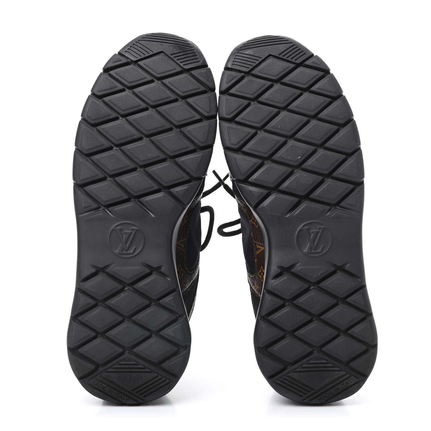 Louis Vuitton Technical Nylon Monogram Rubber Aftergame Sneakers 38.5 Black 7 of 12