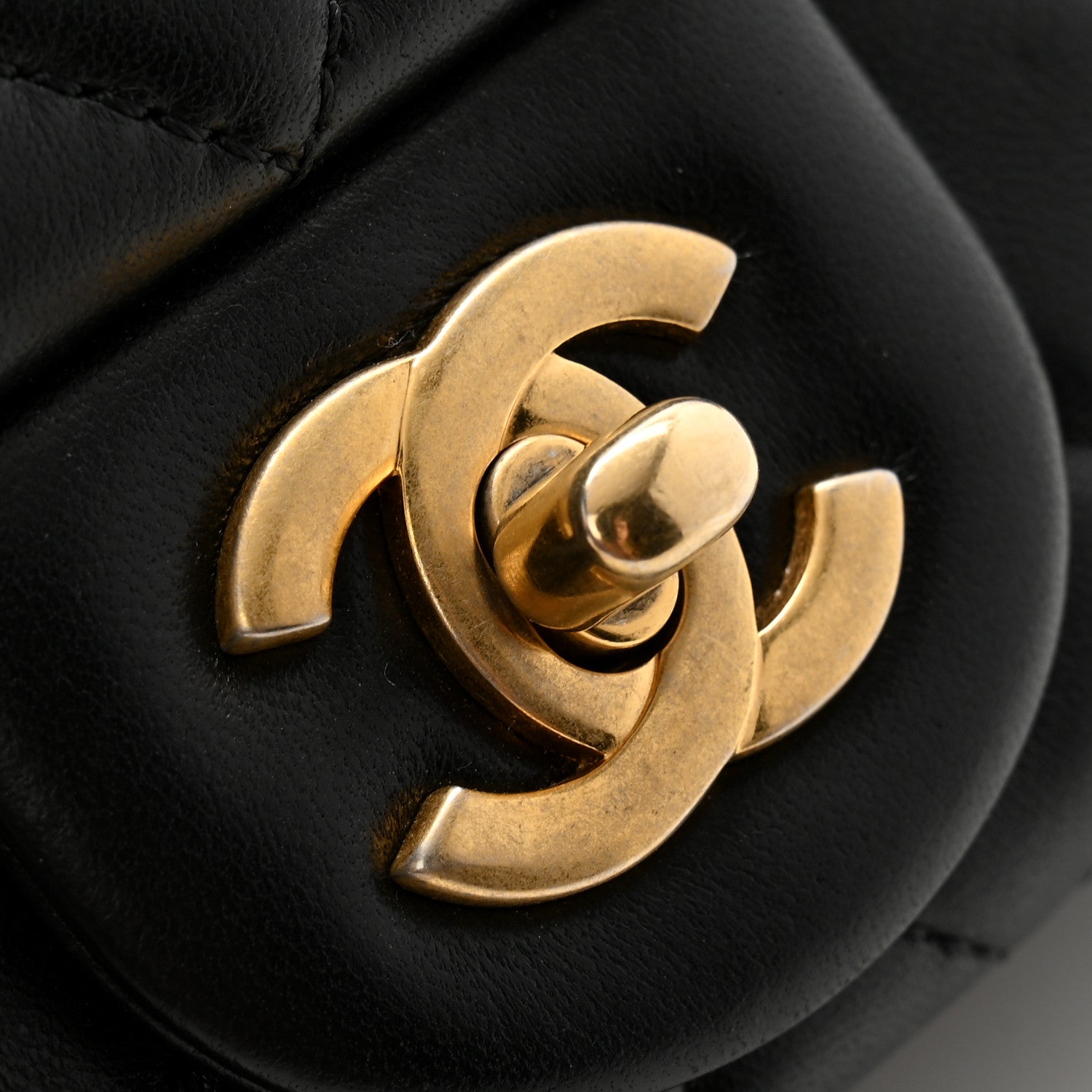 Chanel Lambskin Quilted Mini Rectangular Pearl Crush Flap Black 12 of 14