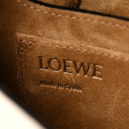 Loewe Calfskin Small Gate Crossbody Bag Amber Light Grey Rust 6 of 11
