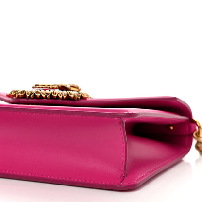 Dolce & Gabbana Smooth Calfskin Small Devotion Envelope Top Handle Bag Pink 9 of 12