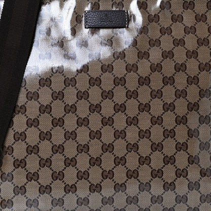Gucci Crystal Monogram Large Flat Messenger Bag Dark Brown 8 of 13