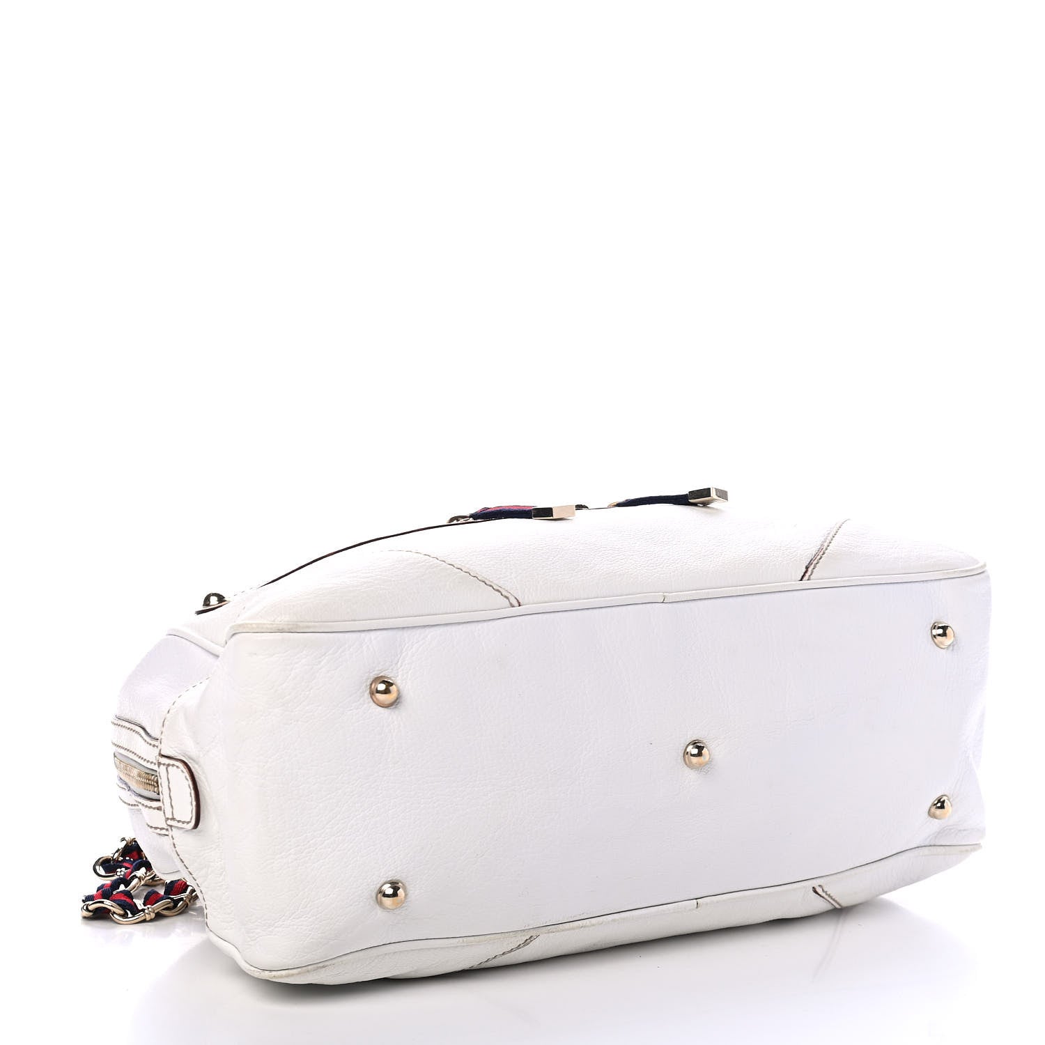 Gucci Goatskin Large Capri Bowler White 3 of 4