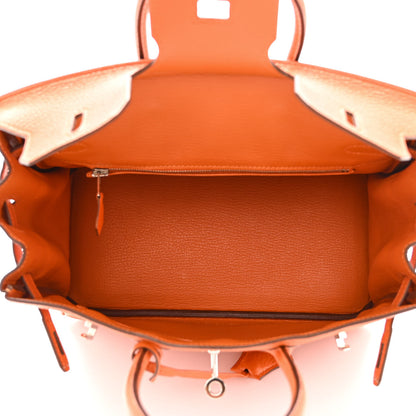 Hermes Togo Birkin 25 Orange 5 of 10
